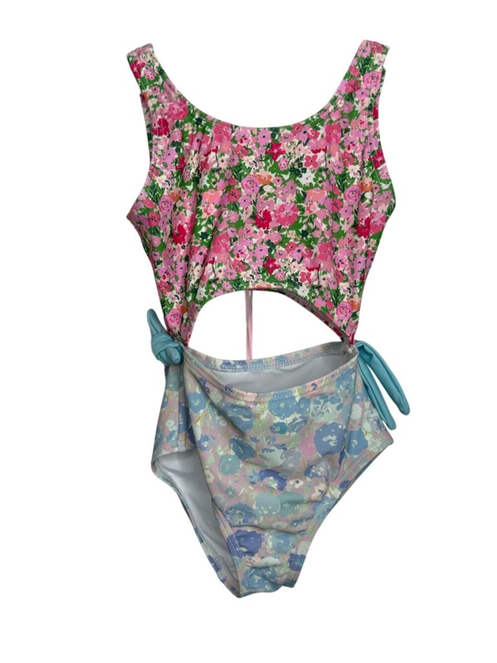 Sweet Honey Girls 4T Floral Cutout One Piece Swimsuit NWT